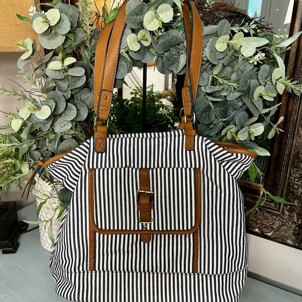 Accessorize London with Love Striped Tote